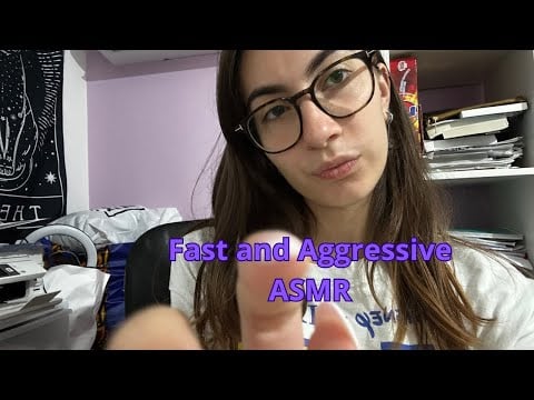 ASMR rapido e intenso ⚡🎧 | Fast & Aggressive Triggers