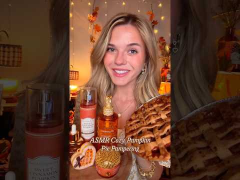 #asmr Pumpkin Pie Spa 🎃✨ #asmrsounds #asmrvideo #pie #spa #asmrvideo #relax #sleep