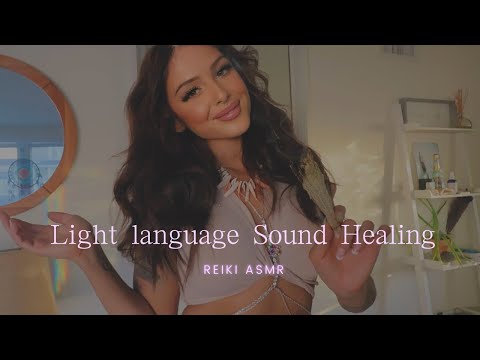 ASMR🐬Atlantean Light Language🐬(Water temple healing, Light Language singing, Crystal bowls/chimes)