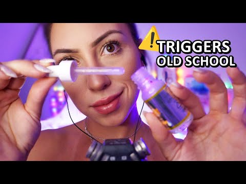 ASMR: OLD SCHOOL TRIGGERS GATILHOS antigos e ARREPIANTES