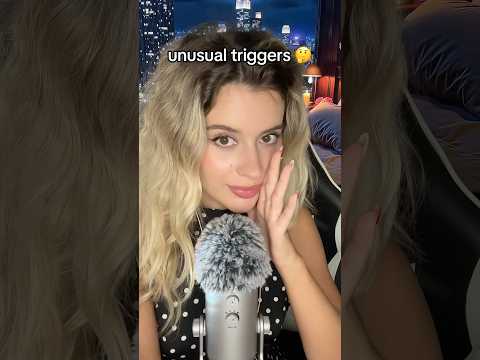 Unusual triggers in ASMR 🤔 #asmr  #asmrvibes  #asmrvideossatisfying