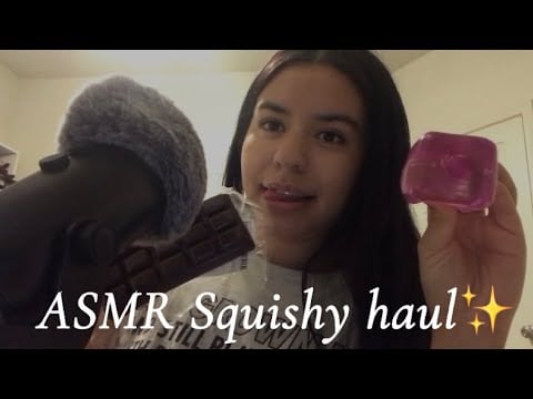 ASMR Squishy Haul!!! part 1 (close whispers)