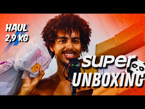 ASMR SUPER UNBOXING 🌍 HAUL 2,9KG #PANDABUY 😍 #asmrunboxing 🥰 #vapormax23 😱