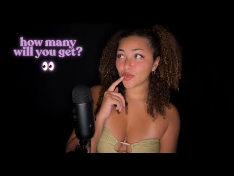 ASMR Guess the Inaudible Whisper 👀 (Read my Lips, Mouth Sounds) 👄