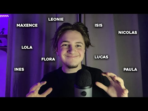 ASMR - VOS PRENOMS VONT VOUS ENDORMIR