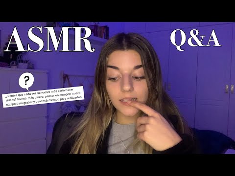 ASMR / Respondiendo a vuestras PREGUNTAS 🧐❔