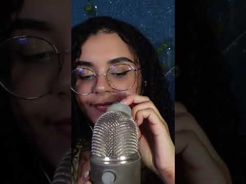 ASMR- Pincel no microfone e na tela