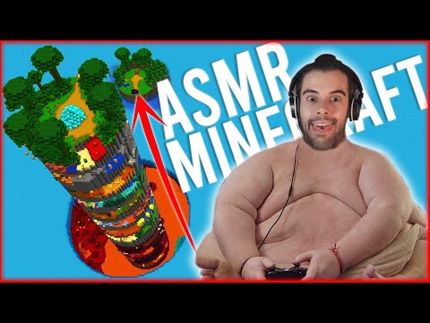 ASMR FAST MOUTH SOUNDS - MINECRAFT PARKOUR SPIRAL V2 - ASMR EN ESPAÑOL