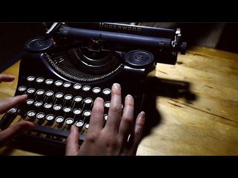 [ASMR Sounds Only] 97 Year Old Type Writer! / Sounds for SLEEP