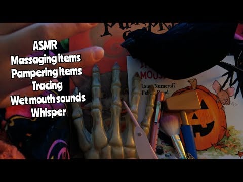 ASMR POV MASSAGING AND PAMPERING OBJECTS (WET MOUTH SOUNDS)🧡