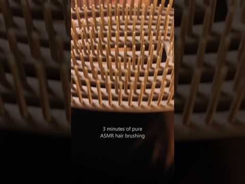 Hair brushing heaven 😴 #asmr #asmrsounds  #triggersforsleep #notalking #hairbrushing  #relax