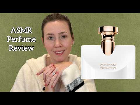 (ASMR) Perfume Review - BVLGARI Patchouli Tentation - Glass Tapping & Soft Spoken