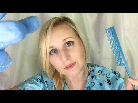 ASMR Nurse Scalp Check Roleplay 💆