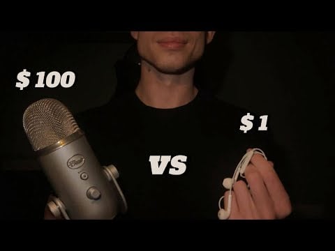 ASMR | $1 Microphone vs $100 Microphone