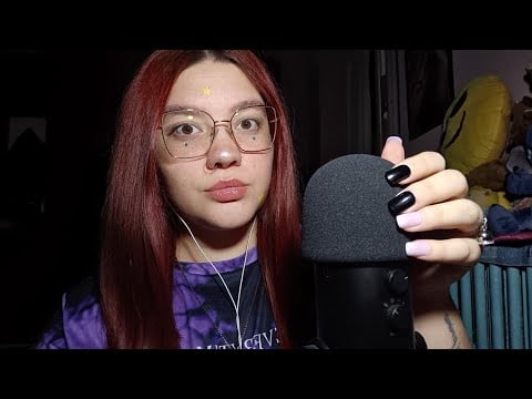 KISS SOUNDS, TONGUE CLICKING e MOUTH SOUNDS per farti RILASSARE (Mic Scratching) 😴💜 | ASMR ITA