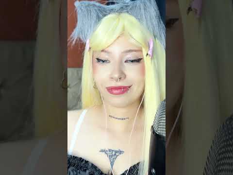 Cute Cat Girl 🐾💖 Gives a Wet Spit Painting ASMR 💦👄