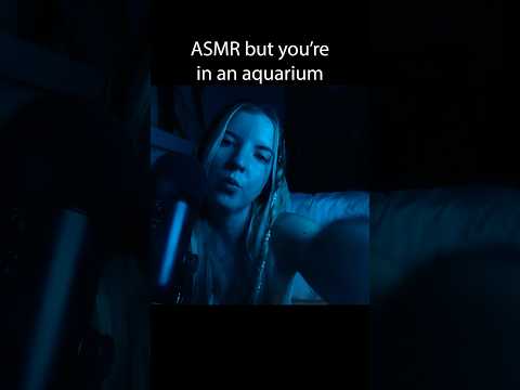 🚨UNIQUE ASMR ALERT‼️ *you’re behind glass* #asmr #water #asmrtriggers