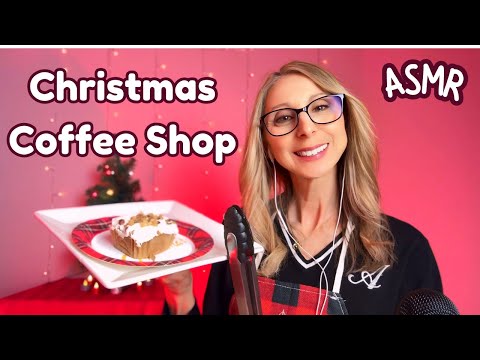 ASMR Christmas Café Roleplay ☕🎄 Come In & Sit By The Cozy Fire. Enjoy A Warm Drink & Dessert.