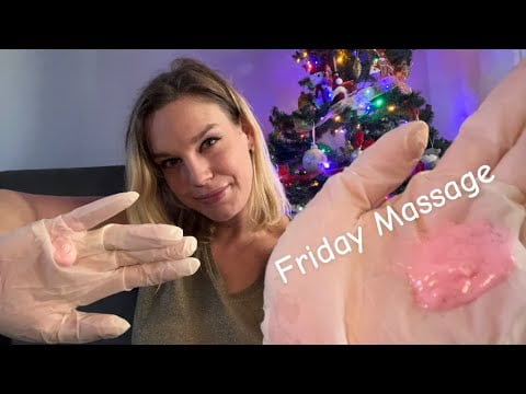 [ASMR] Fast & Aggressive Upper Body Massage 🧚 Latex Gloves, Scrub & Lotion ( English + French )