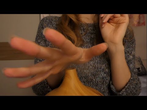 ASMR | ☁ Foggy Hand Movements ☁| Soft spoken with white noise