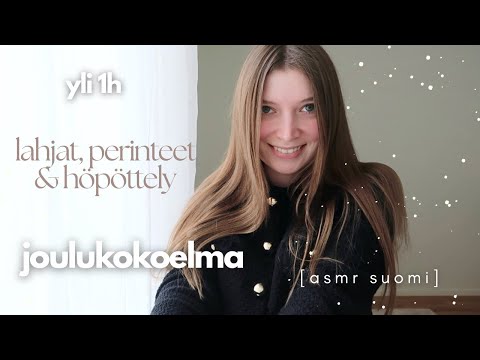 ASMR suomi - joulukokoelma🎄 höpöttely, lahjaideat, venäläiset perinteet