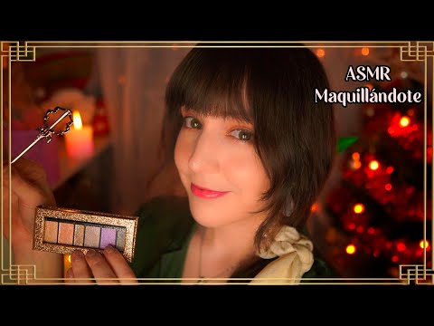 ⭐ASMR Maquillaje MÁGICO de Navidad [Sub] Un Elfo te Maquilla 💚