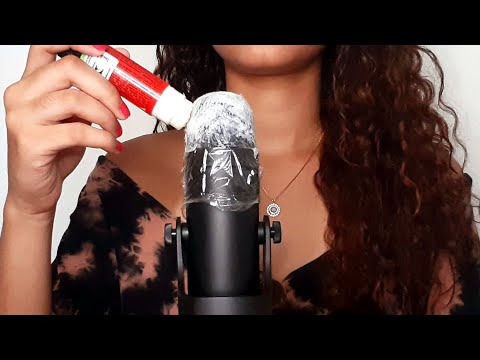 ASMR: PASSANDO COLA NO MICROFONE PARA ARREPIAR SEU CÉREBRO 😴🧠