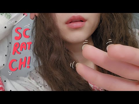 ASMR: Scratching and tapping! 💢 | With some mouth sounds •no talking• #scratch #asmr