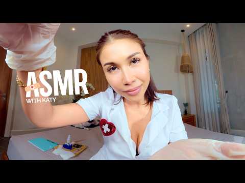 ASMR Gentle Medical Care in VR180 | Relaxing glove sounds and a quick shot 💉✨
