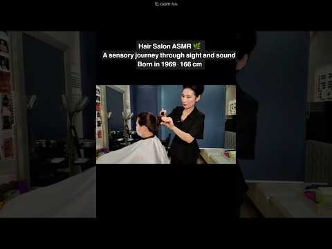 Salon ASMR: Stimulating Sight and Sound | Brighten Up While Covering Gray Hair and Touching Up