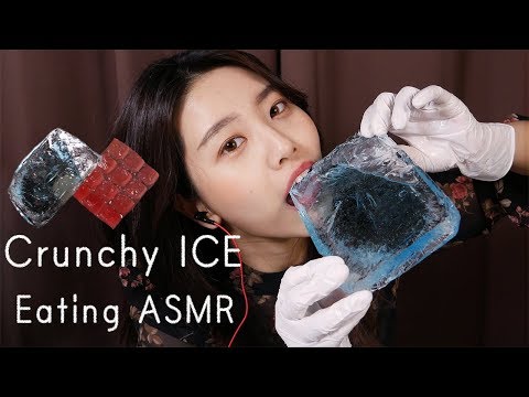 다양한 얼음 씹어 먹는소리 ASMR[한국어 ASMR]얼음 리얼사운드 먹방,Crunchy ice eating sounds,꿀꿀선아,suna asmr, 吃冰块,ICE ASMR