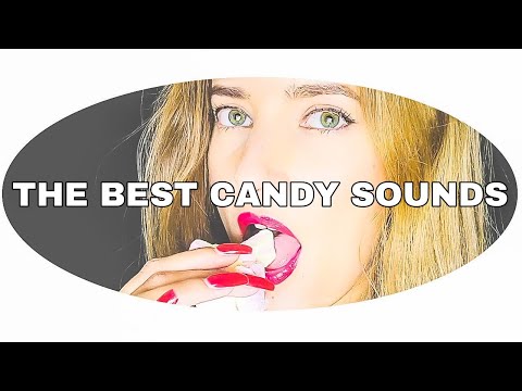 ASMR- BINAURAL CANDY EATING SOUNDS & DEEP EAR TINGLES CHEWING CRUNCHY