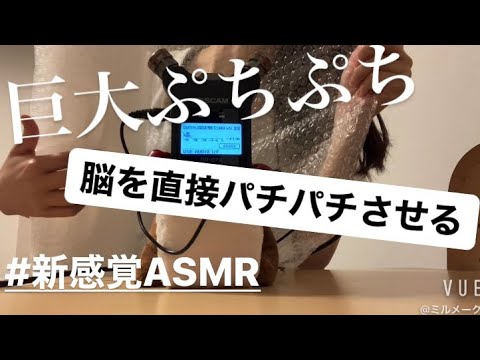 新感覚ASMR 脳を直接パチパチさせる音【巨大プチプチ】