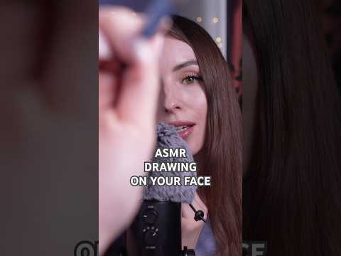 Face art ASMR ~ whisper soft sounds #asmr #tingles