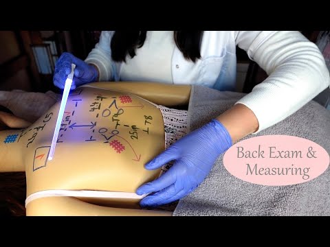 ASMR Soooo many Tingles down your Spine ~ Back Exam & Treatment (Whispered)