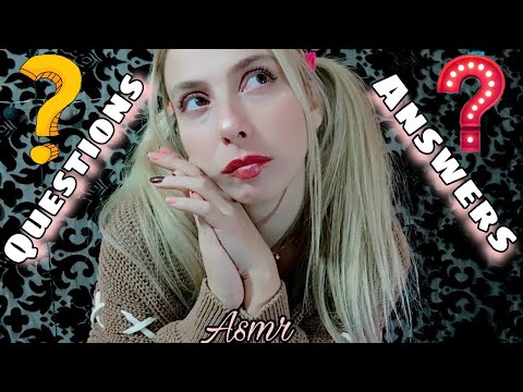 TÜRKÇE ASMR ~ HANGİ HUYUMDAN NEFRET EDİYORUM🤔 SORU-CEVAP