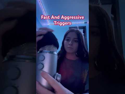 Fast And Aggressive Triggers #asmr #visualtingle #asmrchannel