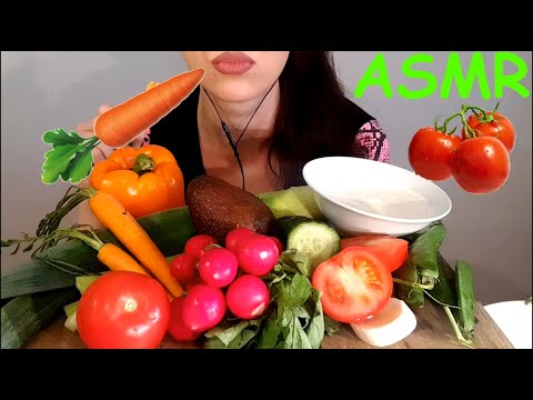 ASMR | Veggie Platter (EXTREME CRUNCHY EATING SOUNDS) | No Talking | Lady M. ASMR