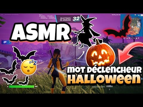 ASMR FRANÇAIS • MOTS DÉCLENCHEURS HALLOWEEN EN CLOSE UP ET TRES PROCHE DU MICRO 🎃😱