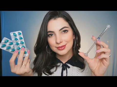 ASMR: DERMATOLOGISTA CONSULTA COMPLETA + BOTOX EM VOCÊ | Sweet Carol