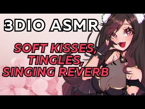 【3DIO ASMR】🌸 giving you all my love~ ♡ soft kisses, tingles, singing reverb