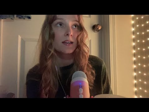 ASMR Candle Sounds (Crackling Fire Noises, Tapping, Mouth Sounds & More) 