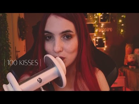 ASMR contando 100 beijinhos para você dormir ♥