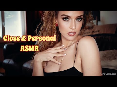 ASMR | Close-Up Face Touching, Kisses & Mouth Sounds 💋 Hand Movements for Deep Sleep