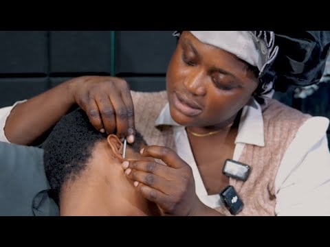 ASMR✨ gentle whisper scalp scratching and ear nitpicking for quality sleep with different tools 