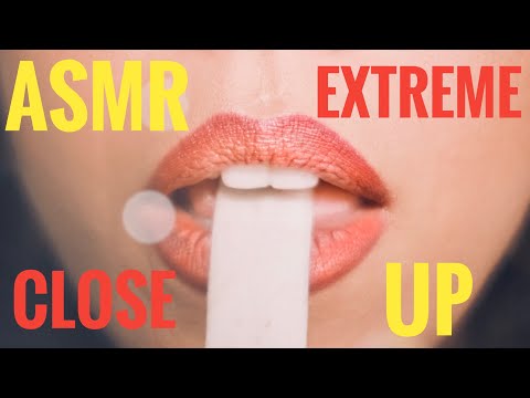 ASMR Gina Carla 👄 EXTREME CLOSE UP! Bubble Mouth Sounds!