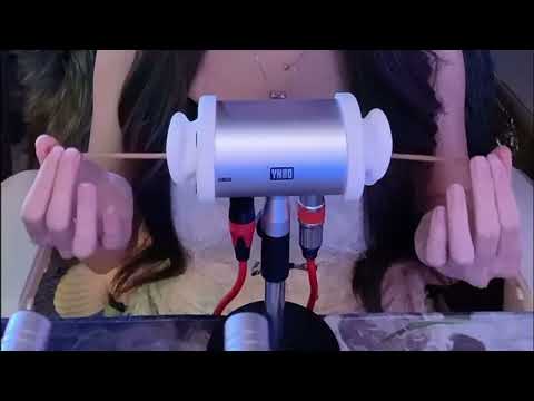 Deep Ear Cleaning & Relaxing ASMR: Feather Brushes, Sponge Sounds, Scalp Massage / 3Hr (No Talking)
