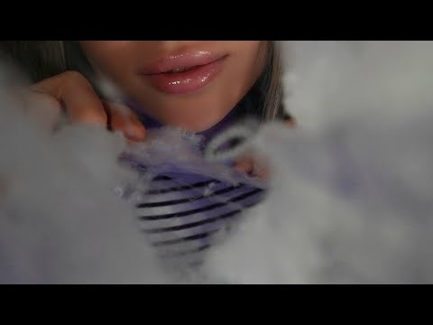 ASMR Getting A Spiderweb or Soft Cotton Out of Your Eye and Face (Whispered)