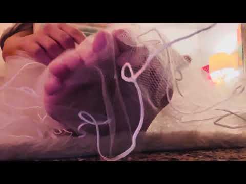 ASMR even more feet and fabric deep relaxation