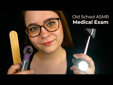 Old School Exam with Classic Medical ASMR Triggers (Instructing, Palpation, Stethoscope) 🩺 ASMR RP